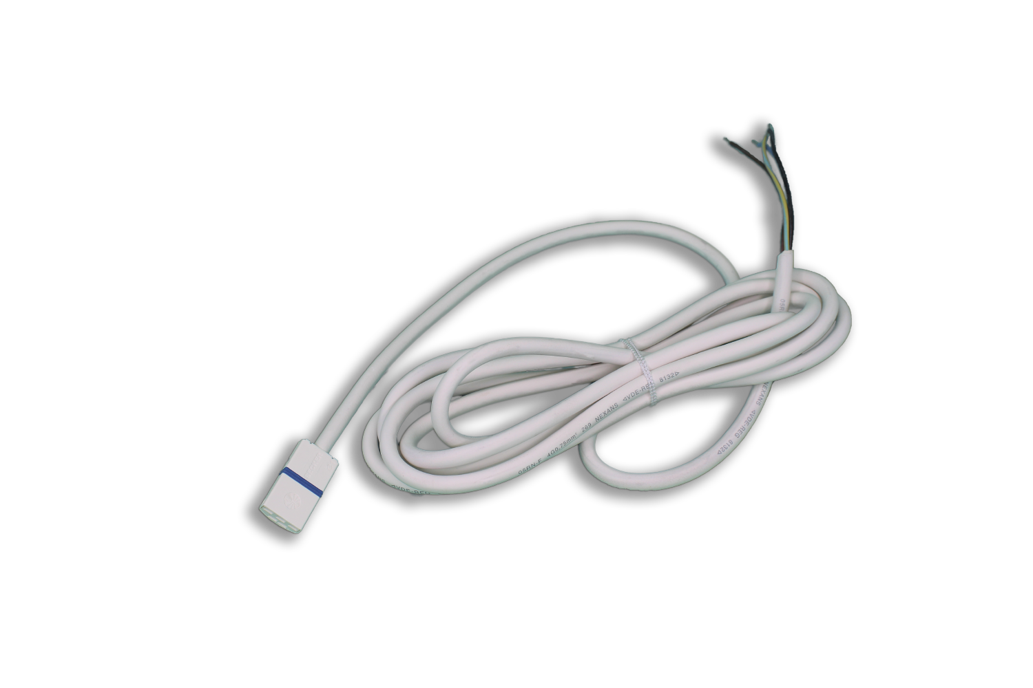 C-Plug Steckbare BECKER-Anschlussleitung Mit Aderendhülsen 1,0m weiß 